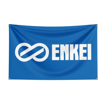 Banner Enkei Blue 90cm x 150cm