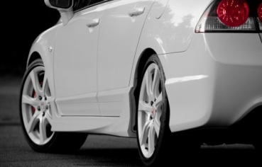 Honda Civic 4D/Hybrid 05+ Type R Look ABS Sideskirts