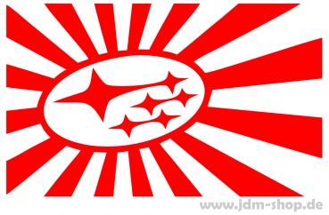 Rising Sun Subaru Decal