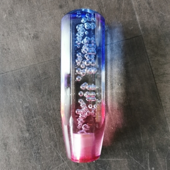 Bubble Shift Knob 8-Shaped 150mm Blue White Pink