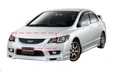 Honda Civic 4D/Hybrid 09+ Mugen Look ABS Front Grill