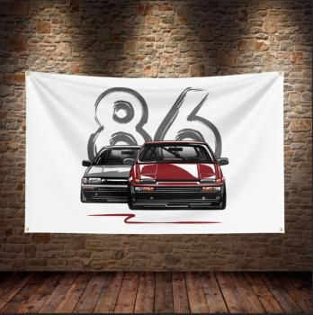 Banner Toyota AE86 90cm x 150cm