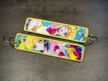 Key Strap Anime Girl Sailor Sun Gelb