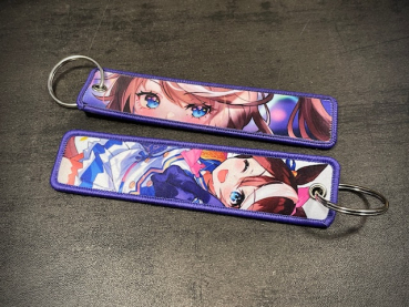 Key Strap Anime Girl And Eyes Lila