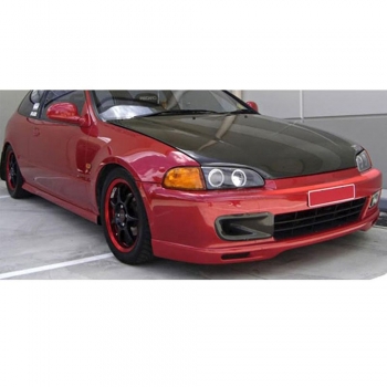 Aerodynamics Front Air Duct Black Polyurethane Honda Civic