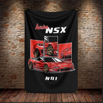 Banner Honda Acura NSX Rot 90cm x 150cm
