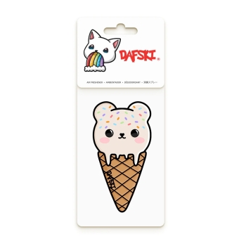 Dafski Bear Ice Cream White Duftbaum Air Freshener - Bubble Gum