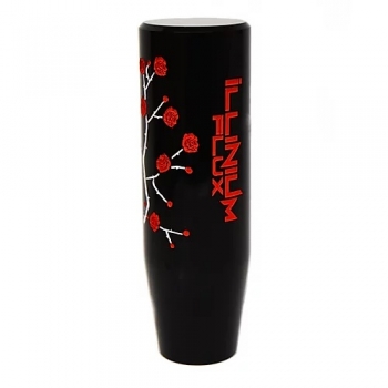 Black Rose Flower Shift Knob 120mm Illinium Flux