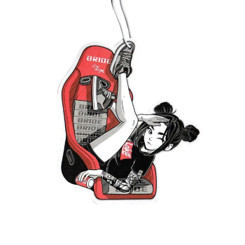 Girl In Bride Seat Red Air Freshener