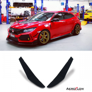 Aeroflow Dynamics Honda Civic Type-R 17-19 Front Canards V1