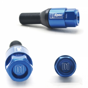 M14x1.5 Two In One Wheel Bolts Steel Ball Shape - D1 Spec