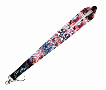 Darling in the Franxx Schlüsselband Lanyard 48cm Schwarz
