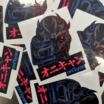 Devil Camber Big Oni S15 Gloss Sticker