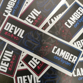 Devil Camber Big Oni S15 Matte Sticker