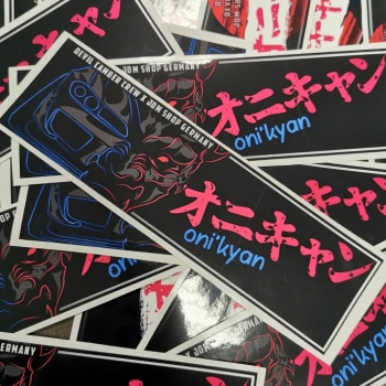 Devil Camber Kanji S15 Gloss Sticker