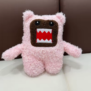 Domo-Kun 20cm Figur Braun Mit Pinkem Plüsch Anzug