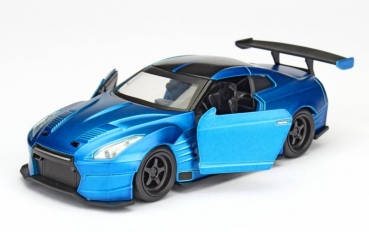 1:24 F&F6 Brian´s Nissan GT-R R35 Ben Sopra Blue - Jada