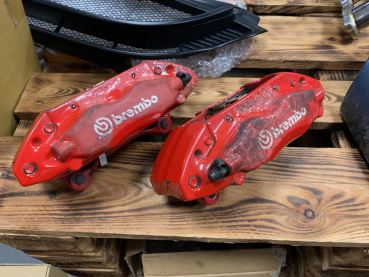 Honda Civic FD2 Type-R 4-Kolben Bremssättel Satz BREMBO Gebraucht
