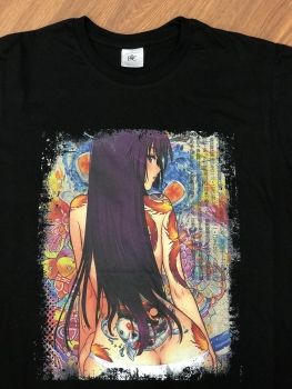 Itasha Germany "Inked Girl" T-Shirt Black