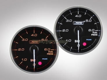 Prosport Fuel Pressure Gauge Supreme Premium Serie 52mm