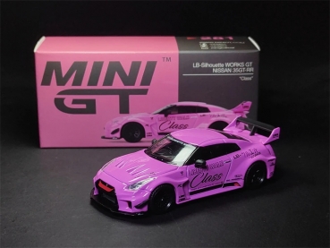 1/64 Mini GT Nissan Skyline R35 GTR Liberty Walk Silhouette Pink