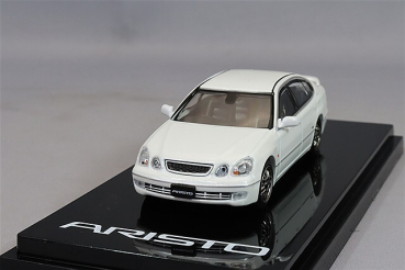 1/64 Hobby Japan Toyota Aristo V300 Vertex Edition Early Version Customized Version White Pearl Crystal Shine