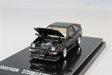 1/64 Hobby Japan Toyota Sprinter Trueno GT Apex AE86 Black Limited JDM Style