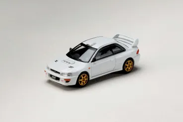 1/64 Subaru Impreza 22B-STI Version GC8 JDM Style Feather White - JDM64