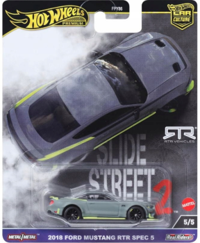 1/64 Hot Wheels Premium 2018 Ford Mustang RTR Spec 5