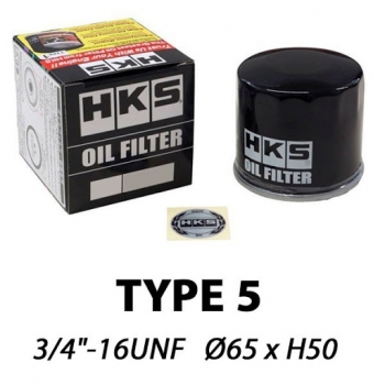 HKS Hybrid Sports Ölfilter UNF 3/4 - 16  - Type 5 Shortie
