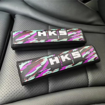 HKS Seat Belt Shoulder Pads - Black