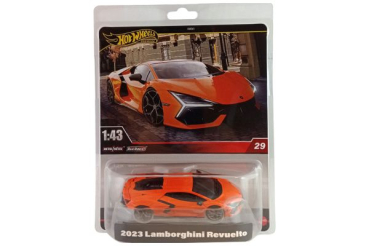 1/43 2023 Lamborghini Revuelto Orange - Hot Wheels Premium