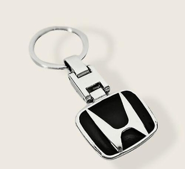 Honda Keychain 3D Metal Schwarz