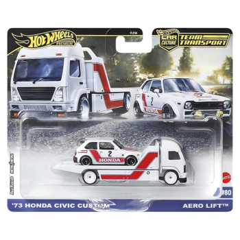 1/64 1973 Honda Civic Custom / Aero Lift - Hot Wheels Premium