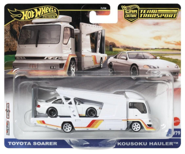 1/64 Toyota Soarer / Kousoku Hauler Team Transport - Hot Wheels Premium