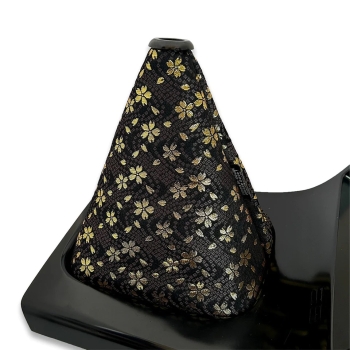 JDM Tsurikawa Schaltsack Nishijin Sakura Gold Black