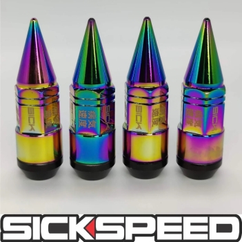 Steel Lug Nuts 2pcs MINI Spikes 76mm M12x1.5 Radmuttern - SICKSPEED