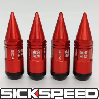 Steel Lug Nuts 2pcs MINI Spikes 76mm M12x1.5 Radmuttern - SICKSPEED
