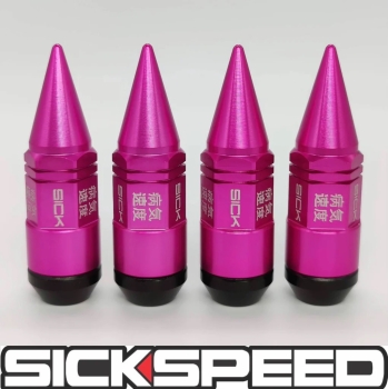 Steel Lug Nuts 2pcs MINI Spikes 76mm M12x1.5 Radmuttern - SICKSPEED