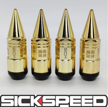 Steel Lug Nuts 2pcs MINI Spikes 76mm M12x1.5 Radmuttern - SICKSPEED