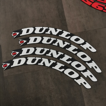 Tire Sticker Dunlop 4er Set