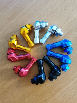 Bike Valves Pair 90°