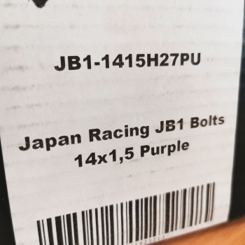 USED! JAPAN Racing Steel Wheel Bolts PURPLE M14 x 1.5