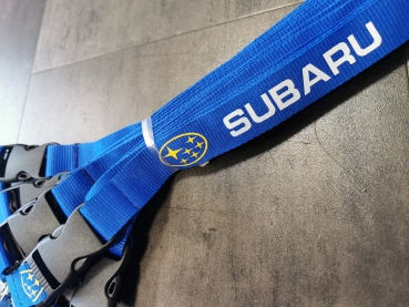 Subaru Key Lanyard 56cm blue