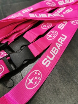 Subaru Pink Key Lanyard 56cm