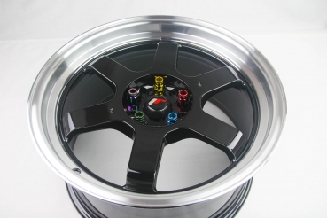 JAPAN Racing Steel LugNuts Open Style M12x1.25 MIXED