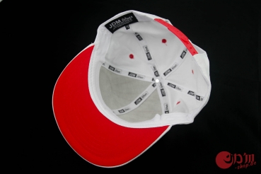 Rising Sun Snapback Cap White