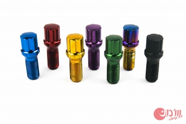 JAPAN Racing Steel Wheel Bolts Colored M14 x 1.25