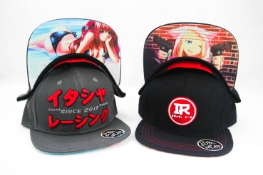 ITASHA RACING JDM Anime Girl Guns V2 Cap Schwarz
