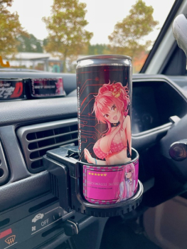 Cup Holder Becherhalter Anime Pink Tie